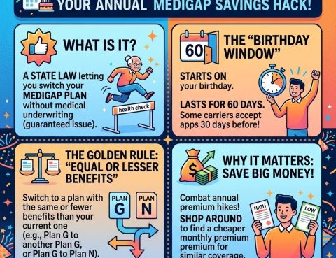 CA birthday rule about Medicare Supplement or Medigap